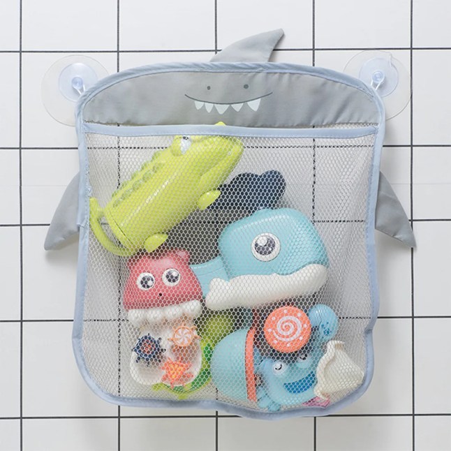 🛁 רשת אחסון לצעצועי אמבטיה – Baby Bathroom Mesh Bag