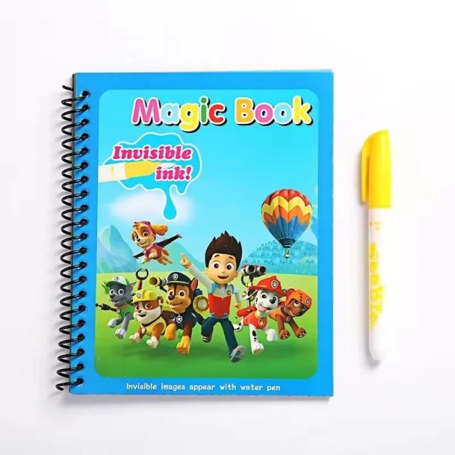 חוברת צביעה וקסם במים מבית יחידת החילוץ! חוויית יצירה נקייה, בטוחה ומהפכנית לילדים שאוהבים