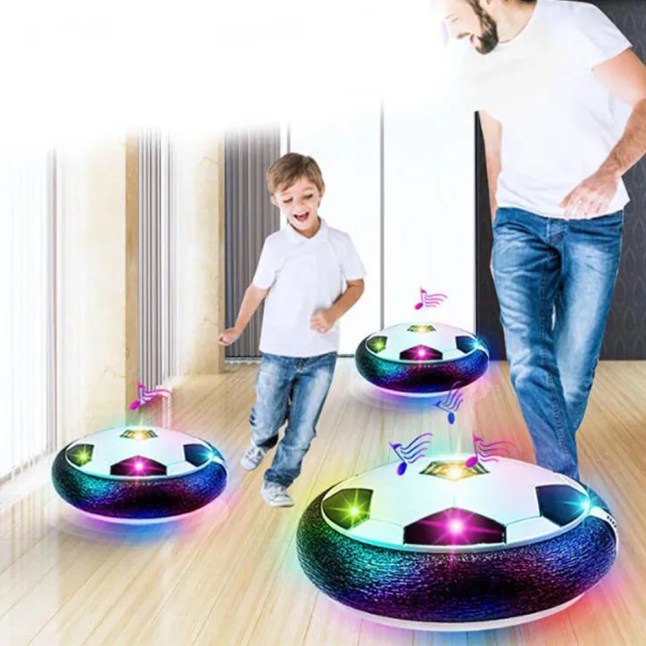 ⚽ כדורגל רחף עוצמתי עם תאורת LED – משחק הכדורגל הכי מגניב בתוך הבית! גשם בחוץ או חם מדי לצ