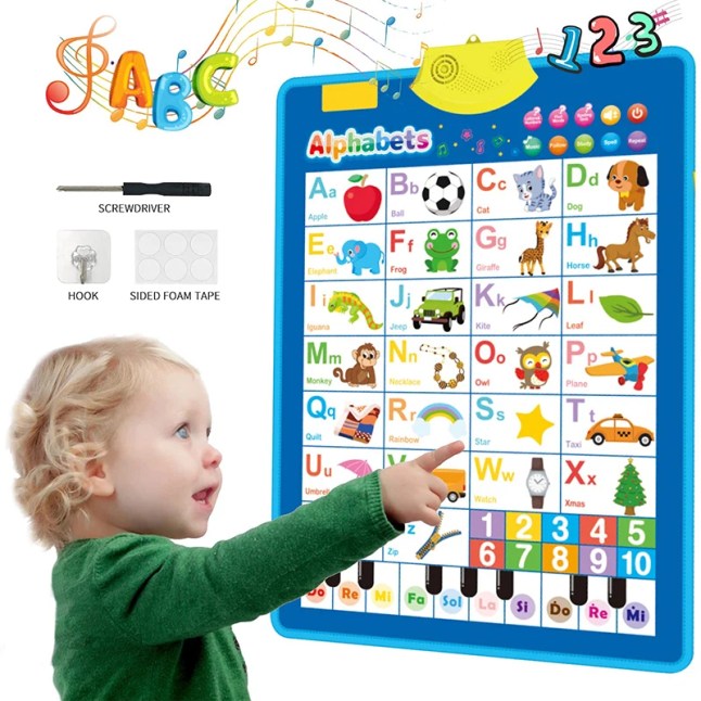📚 רוצים להפוך את למידת האנגלית של הפעוט לחוויה מהנה ומוזיקלית? הלוח המדבר האינטראקטיבי לקי