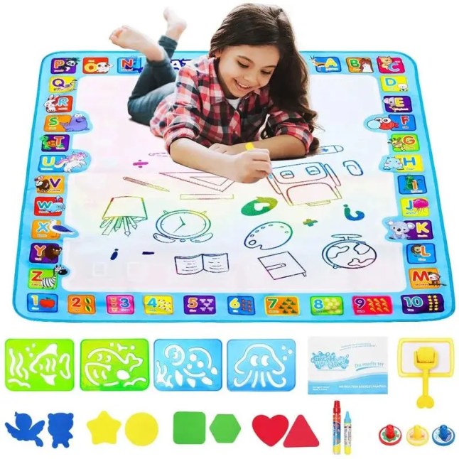 ציור וצביעה במים – כל הכיף של היצירה בלי שום מלכודת לכלוך! משטח הציור הקסום במים (Coolplay