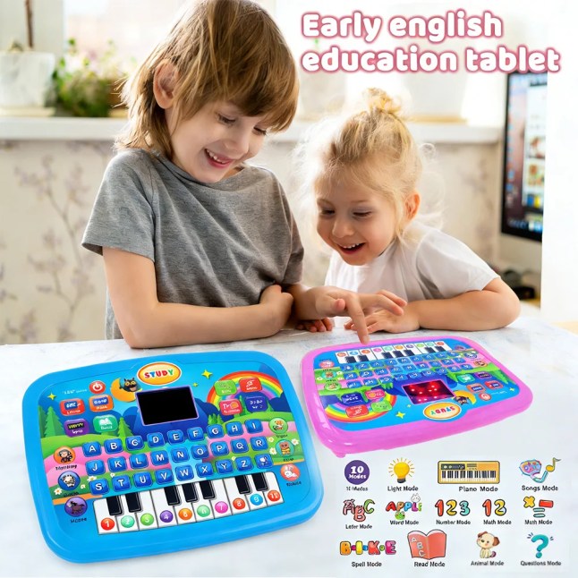 מעניקים לילדים שלכם את המקפצה הטובה ביותר ללמידה מוקדמת!מחשב הלמידה הרב-תכליתי הוא צעצוע ח